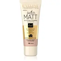 Eveline Cosmetics Satin Matt matující make-up se šnečím extraktem odstín 104 Beige 30 ml