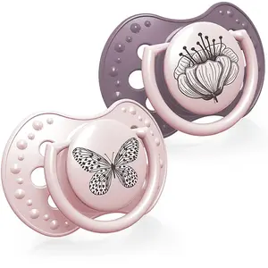 LOVI Botanic 6-18m dudlík Girl 2 ks