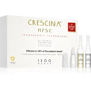 Crescina Transdermic 1300 Re-Growth and Anti-Hair Loss péče pro podporu růstu a proti vypadávání vlasů pro ženy 20x3.5 ml
