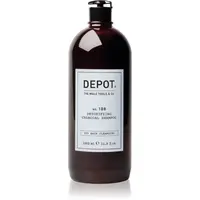 DEPOT 100 HAIR CLEANSING NO. 108 DETOXIFYING CHARCOAL SHAMPOO čisticí detoxikační šampon pro všechny typy vlasů 1000 ml