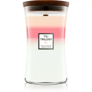 Woodwick Trilogy Blooming Orchard vonná svíčka 609.5 g