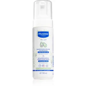 Mustela Bébé pěnový šampon pro děti od narození 150 ml