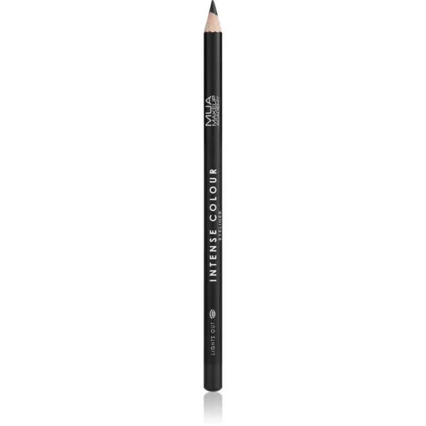 MUA Makeup Academy Intense Colour tužka na oči s intenzivní barvou odstín Lights Out 1,5 g