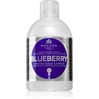 Kallos KJMN Professional Blueberry obnovující šampon pro suché, poškozené a chemicky ošetřené vlasy 1000 ml