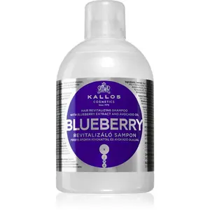 Kallos KJMN Professional Blueberry obnovující šampon pro suché, poškozené a chemicky ošetřené vlasy 1000 ml