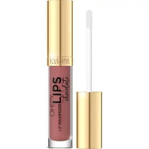 Eveline Cosmetics OH! my LIPS Lip Maximizer lesk na rty s včelím jedem odstín Chocolate 4.5 ml