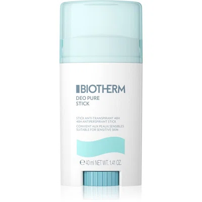 Biotherm Deo Pure Stick Anti-transpirant tuhý antiperspirant pro citlivou pokožku 40 ml