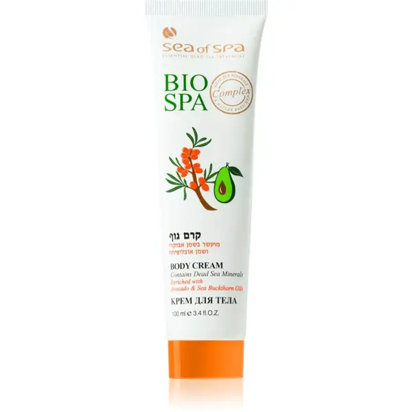 Sea of Spa Bio Spa tělový krém s avokádem a rakytníkem 100 ml