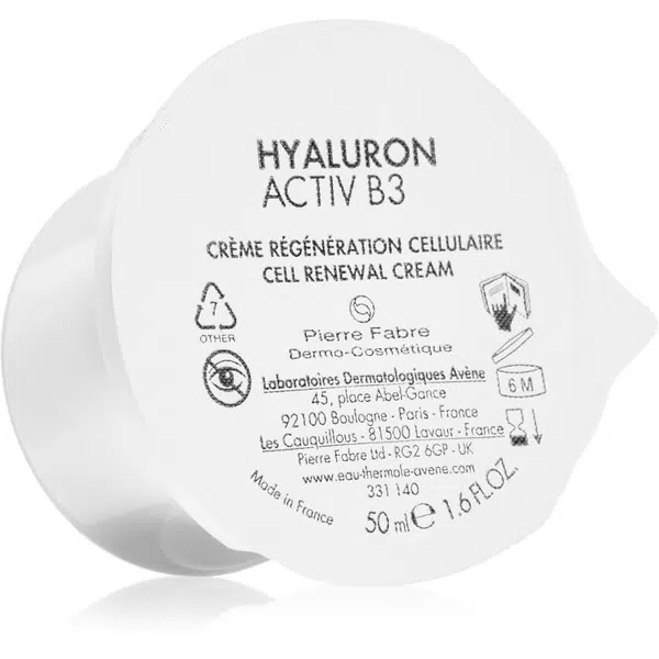 Avène Hyaluron Activ B3 Cell Renewal Cream krém pro obnovu pleťových buněk náhradní náplň 50 ml