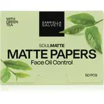 Gabriella Salvete SoulMatte Green Tea matující papírky se zeleným čajem 50 ks