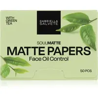Gabriella Salvete SoulMatte Green Tea matující papírky se zeleným čajem 50 ks