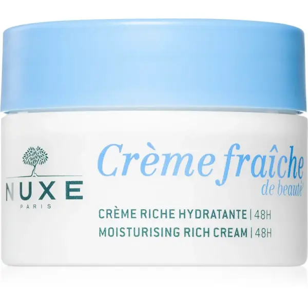 Nuxe Crème Fraîche de Beauté Moisturizing Rich Cream výživný hydratační krém pro suchou až velmi suchou citlivou pleť 50 ml