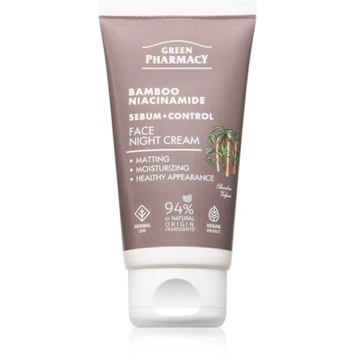 Green Pharmacy Bamboo & Niacinamide Night Face Cream hydratační noční krém 50 ml