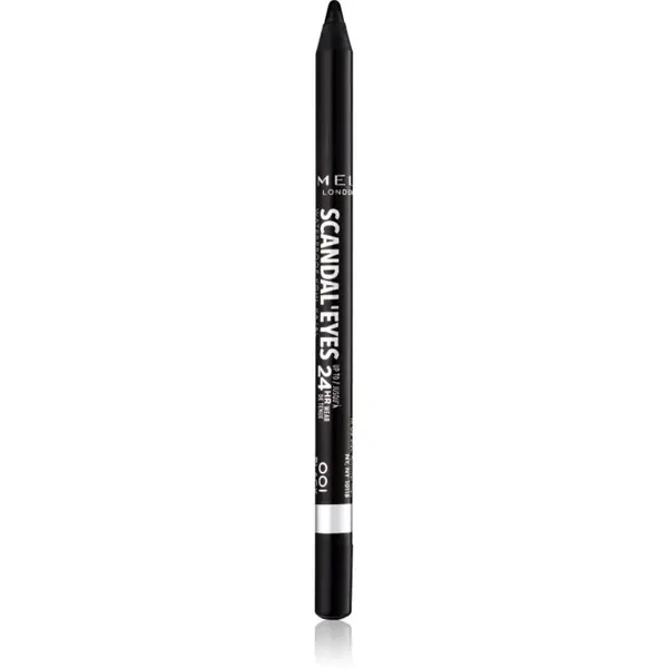 Rimmel Scandal'Eyes Khôl Kajal voděodolná tužka na oči odstín 001 Black 1.3 g