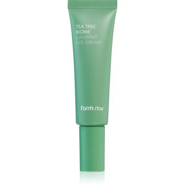 Farmstay Tea Tree Biome zklidňující oční krém s extraktem z čajovníku 50 ml