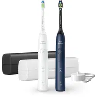 Philips Sonicare 5500 HX7119/01 sonický elektrický zubní kartáček, 2 těla Blue&White 1 ks
