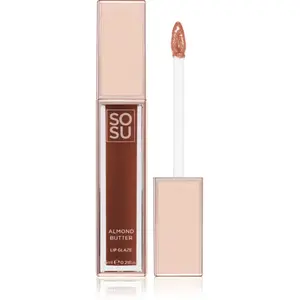 SOSU Cosmetics Satin Lip Glaze hydratační lesk na rty odstín Almond Butter 6 ml