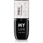 MYLAQ My Aura gelový lak na nehty odstín My Dazzling Aura 5 ml