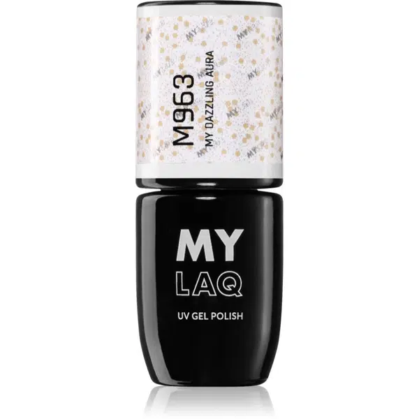 MYLAQ My Aura gelový lak na nehty odstín My Dazzling Aura 5 ml