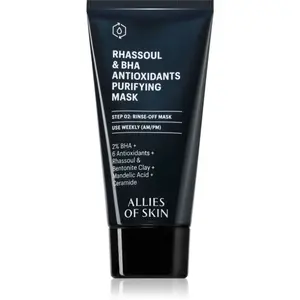 Allies of Skin Rhassoul & BHA Antioxidants hloubkově čisticí maska 50 ml