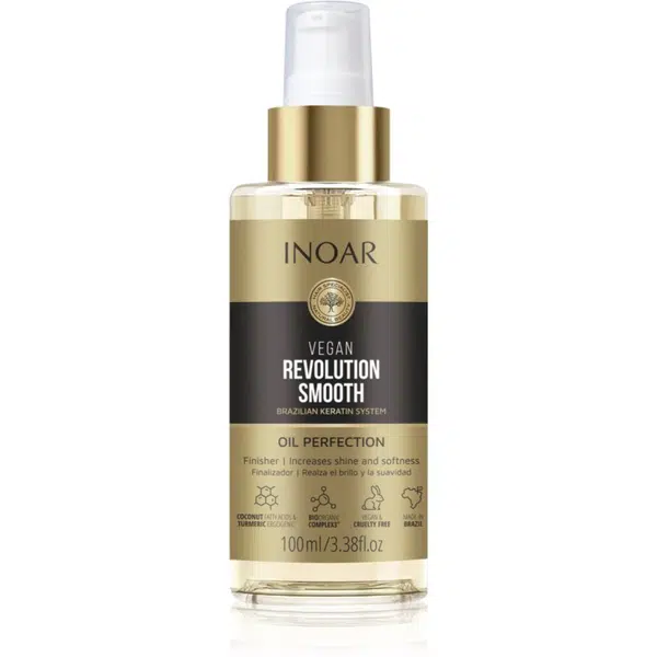 INOAR Vegan Revolution Smooth uhlazující olej na vlasy 100 ml