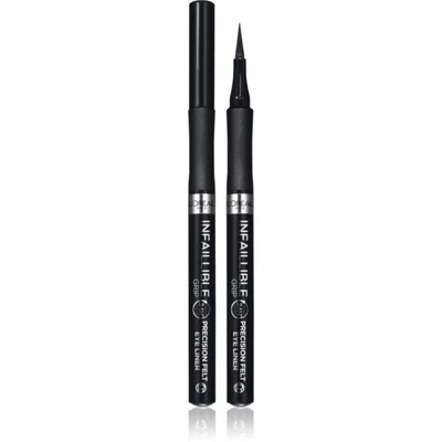 L’Oréal Paris Infaillible Grip 27H Precision Felt oční linky ve fixu odstín Black 1 ml