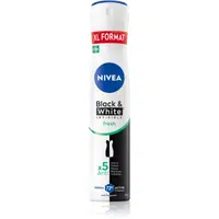 NIVEA Black & White Invisible Fresh + Antibacterial antiperspirant ve spreji pro ženy 200 ml