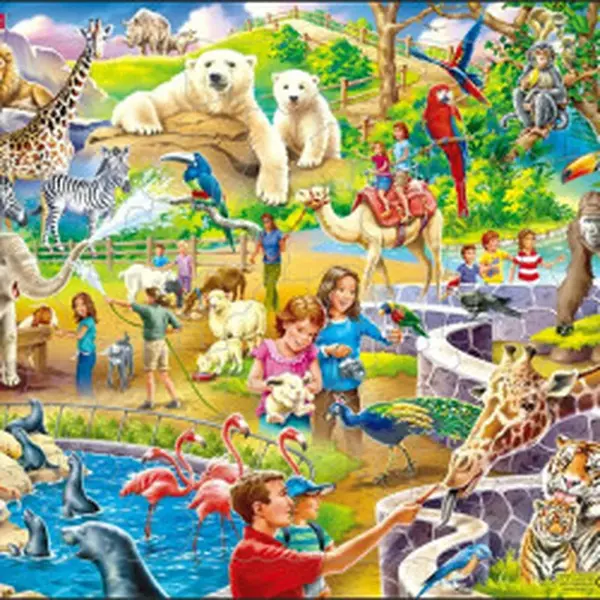Puzzle MAXI - ZOO/48 dílků