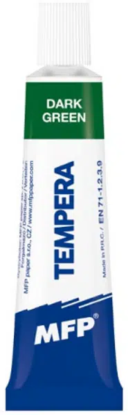 Temperové barvy 12ml zelená tmavá
