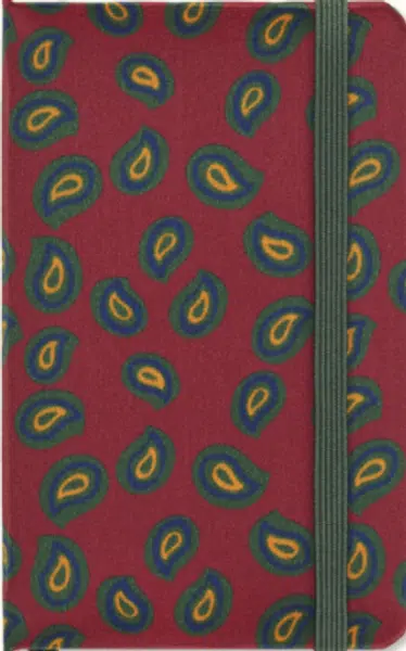 Moleskine Silk Zápisník bordeaux vínový XS, čistý, v dárkové krabici