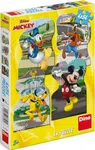 Puzzle Mickey ve městě 4x54 dílků