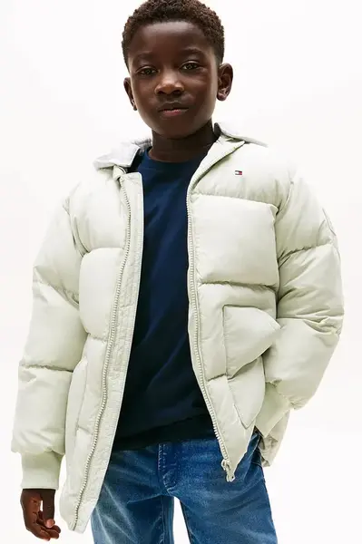 Tommy Hilfiger Dětská péřová bunda Tommy Hilfiger
