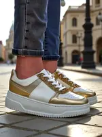 Resti Women's Sneakers with Glitter Qisofi