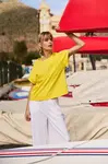 Marisse Yellow Cotton T-Shirt