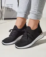 Resti Black woven sports shoes for women Ferroni - Footwear