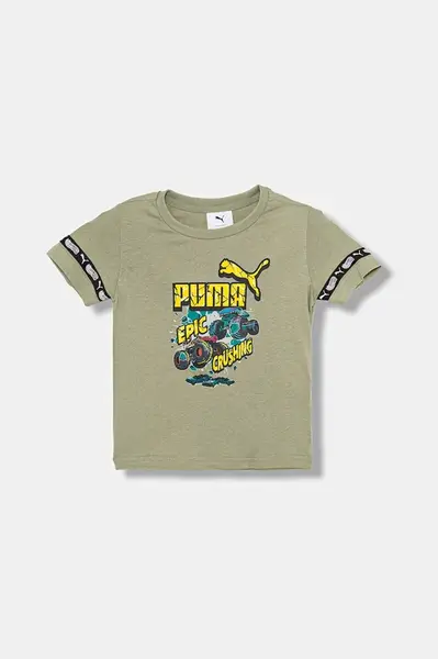 Dětské bavlněné tričko Puma PUMA X HOT WHEELS Graphic Tee