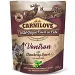 Carnilove Dog Pouch Paté Venison with Strawberry Leaves 300 g | Kapsička pro psy