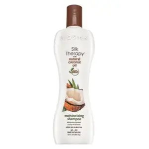 BioSilk Silk Therapy Organic Coconut Oil Moisturizing Shampoo vyživujúci šampón s hydratačným účinkom 355 ml
