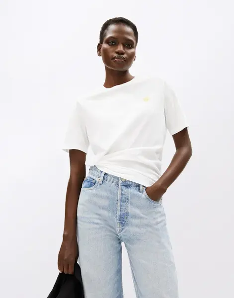 Armedangels Lualaa Icons 308white-yellow XS