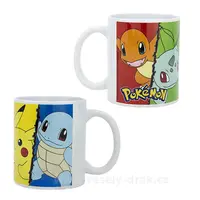 Storline Keramický hrnček - Pikachu, Squirtle, Bulbasaur a Charmander