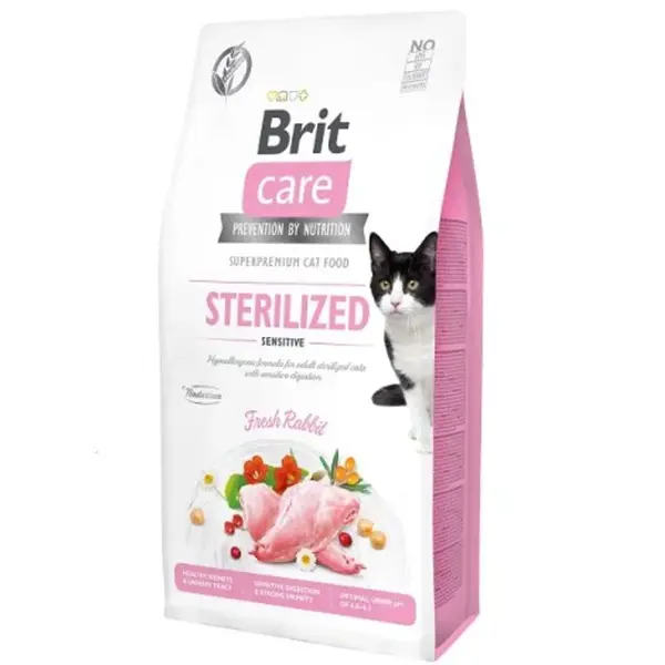 Brit Care Cat Grain-Free Sterilized Sensitive 7 kg | P57247