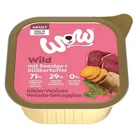 WOW Zverina s batátmi adult paštéta pre dospelých psov 150 g