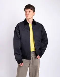 Carhartt WIP Santa Fe Alumni Jacket Black/Scarlet XL