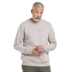 Bushman Pánska mikina Devon, pieskovohnedá XXXXL