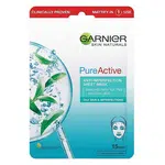 GARNIER Skin Naturals Pure Active Textilná maska Tea Tree 28 g