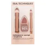 Real Techniques Makeupsaver Sponge + Brush Trio sada štetcov