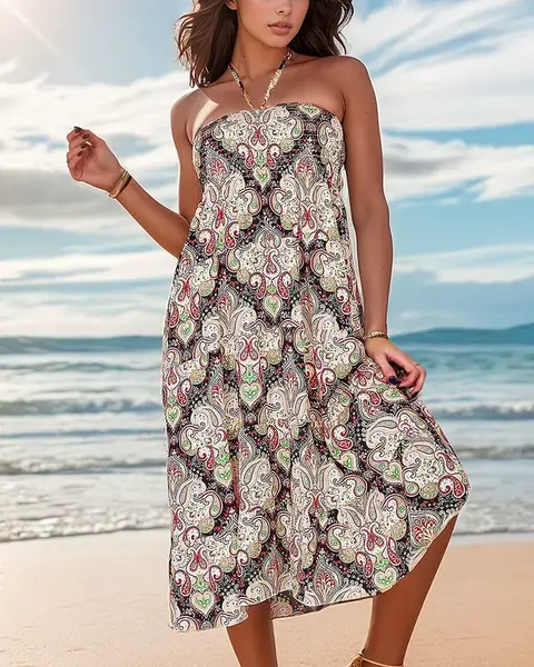 Resti Women's midi dress with print