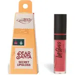puroBIO Cosmetics Dear Santa SECRET dlhotrvajúci lesk na pery v darčekovom balení odtieň 044 4.4 ml