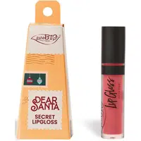 puroBIO Cosmetics Dear Santa SECRET dlhotrvajúci lesk na pery v darčekovom balení odtieň 044 4.4 ml