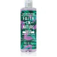 Faith In Nature Lavender & Geranium prírodný šampón pre normálne až suché vlasy 400 ml